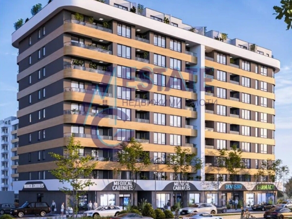 Двустаен апартамент в Бургас, Славейков - 74 кв.м за 872 €/кв.м - Снимка #1
