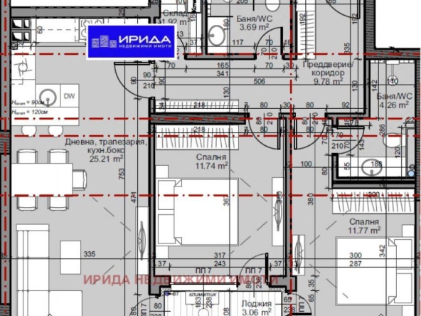 Тристаен апартамент в София, Младост 4 - 99 кв.м за 1865 €/кв.м - Снимка #1
