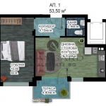 Двустаен апартамент в Пловдив, Христо Смирненски - 64 кв.м за 1226 €/кв.м - Снимка #1