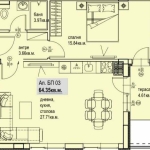 Двустаен апартамент в Пловдив, Кършияка - 74 кв.м за 640 €/кв.м - Снимка #1