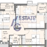 Тристаен апартамент в Бургас, Меден рудник - зона В - 95 кв.м за 1000 €/кв.м - Снимка #1