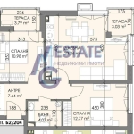 Тристаен апартамент в Бургас, Меден рудник - зона В - 95 кв.м за 1148 €/кв.м - Снимка #1