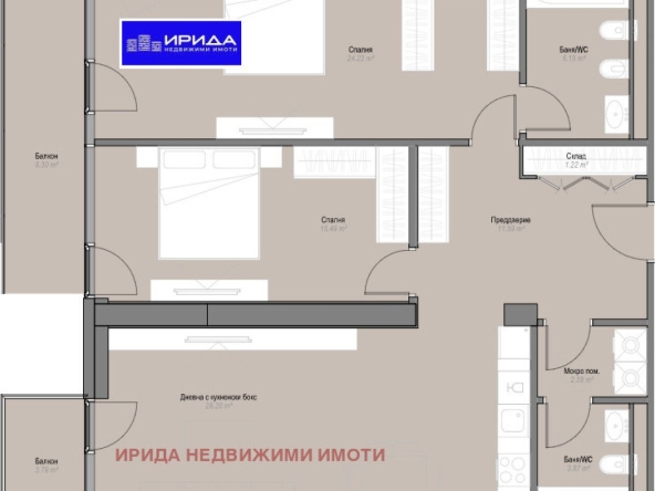Тристаен апартамент в София, Оборище - 144 кв.м за 2367 €/кв.м - Снимка #1