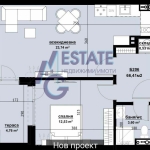 Двустаен апартамент в Бургас, Изгрев - 66 кв.м за 811 €/кв.м - Снимка #1