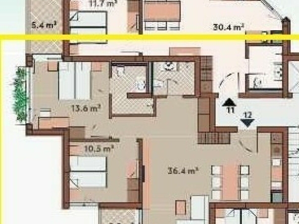 Тристаен апартамент в Созопол - 102 кв.м за 1008 €/кв.м - Снимка #1