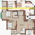 Тристаен апартамент в Созопол - 102 кв.м за 1008 €/кв.м - Снимка #1