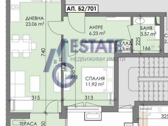 Двустаен апартамент в Бургас, Меден рудник - зона В - 68 кв.м за 1089 €/кв.м - Снимка #1