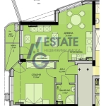 Двустаен апартамент в Бургас, Меден рудник - зона В - 79 кв.м за 833 €/кв.м - Снимка #1