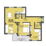 Тристаен апартамент в Бургас, Меден рудник - зона В - 105 кв.м за 980 €/кв.м - Снимка #1