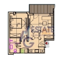 Двустаен апартамент в Царево - 60 кв.м за 1297 €/кв.м - Снимка #1