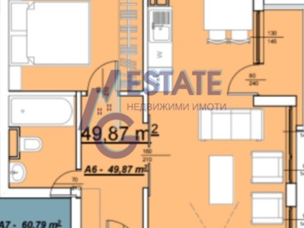 Двустаен апартамент в с. Равда, Област Бургас - 55 кв.м за 1109 €/кв.м - Снимка #1