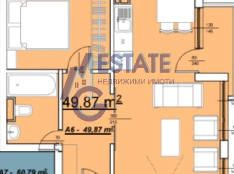Двустаен апартамент в с. Равда, Област Бургас - 55 кв.м за 1109 €/кв.м - Снимка #1