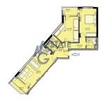 Тристаен апартамент в Бургас, Меден рудник - зона В - 106 кв.м за 792 €/кв.м - Снимка #1