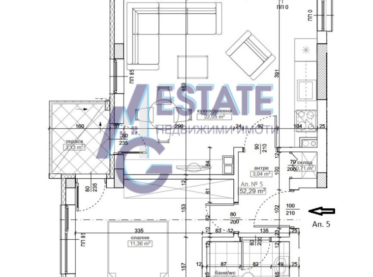 Двустаен апартамент в Приморско - 65 кв.м за 1352 €/кв.м - Снимка #1