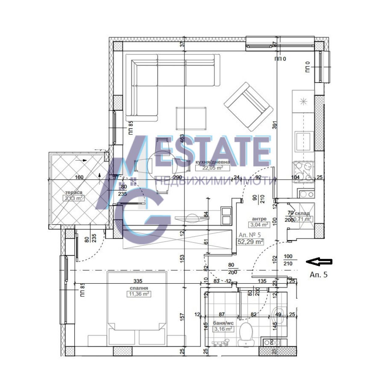 Двустаен апартамент в Приморско - 65 кв.м за 1352 €/кв.м - Снимка #1
