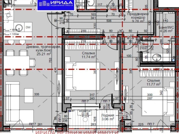 Тристаен апартамент в София, Младост 4 - 99 кв.м за 1853 €/кв.м - Снимка #1