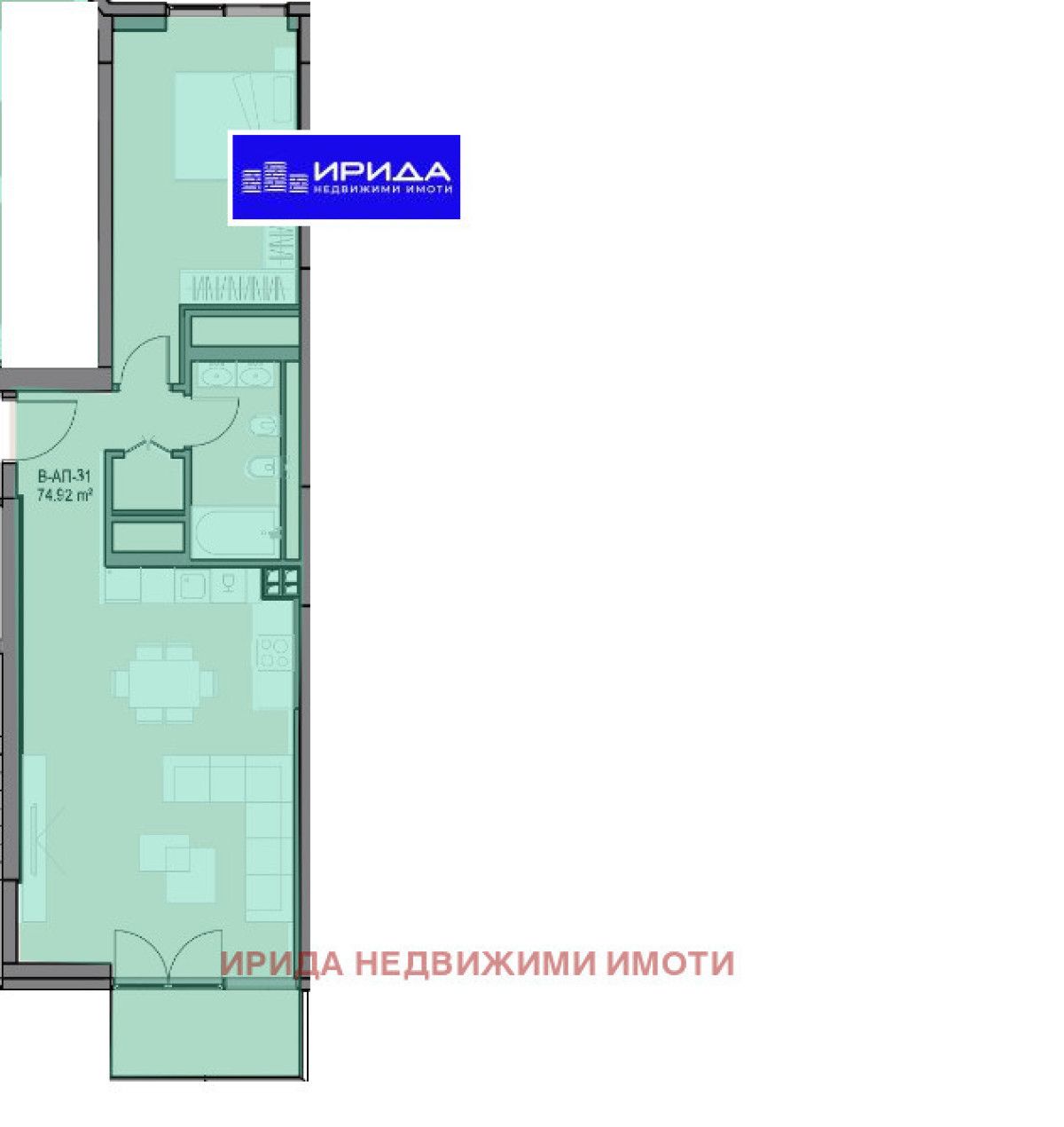 Двустаен апартамент в София, Оборище - 87 кв.м за 2788 €/кв.м - Снимка #1