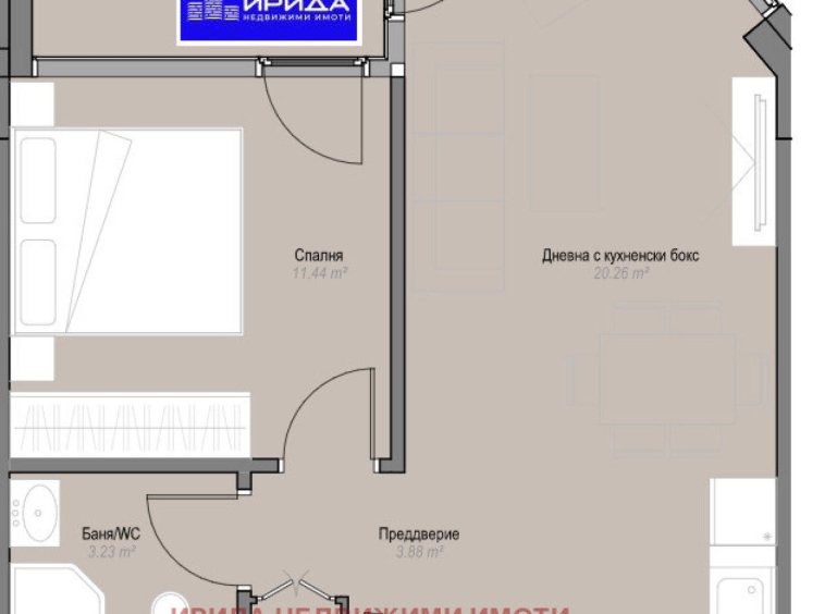 Двустаен апартамент в София, Кръстова вада - 78 кв.м за 2206 €/кв.м - Снимка #1