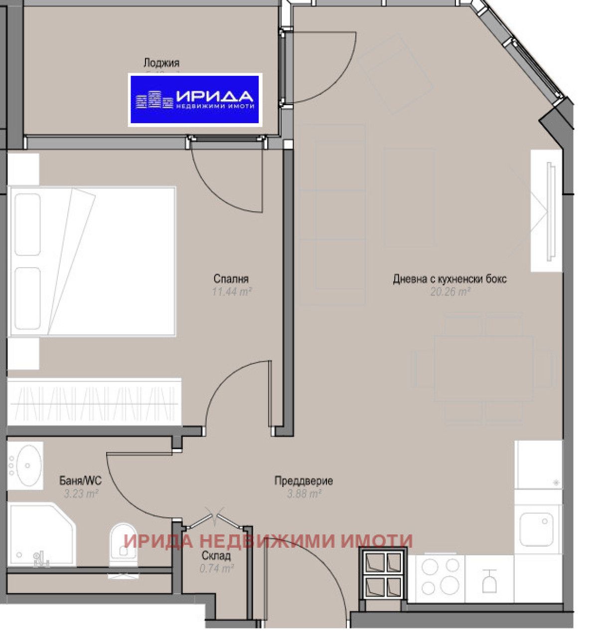 Двустаен апартамент в София, Кръстова вада - 78 кв.м за 2206 €/кв.м - Снимка #1