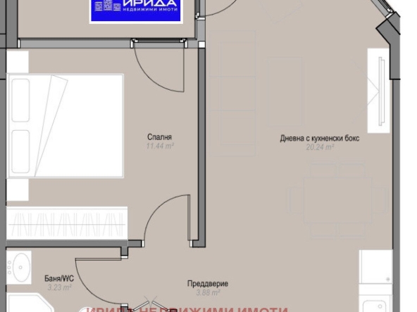 Двустаен апартамент в София, Оборище - 62 кв.м за 2795 €/кв.м - Снимка #1