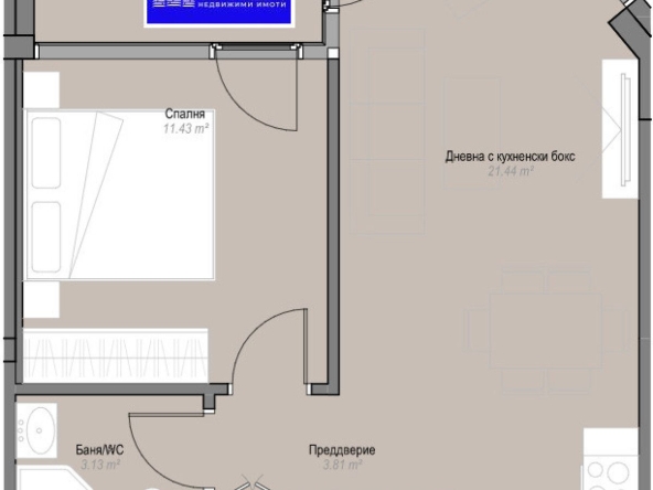 Двустаен апартамент в София, Оборище - 66 кв.м за 2492 €/кв.м - Снимка #1