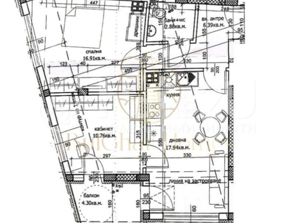 Тристаен апартамент в Варна, Левски - 86 кв.м за 881 €/кв.м - Снимка #1