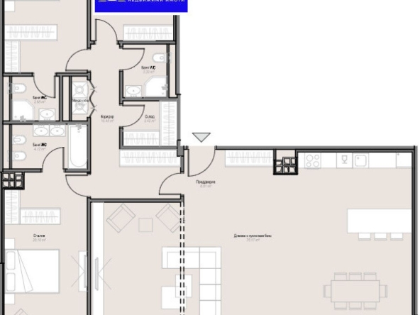 Многостаен апартамент в София, Оборище - 248 кв.м за 2795 €/кв.м - Снимка #1