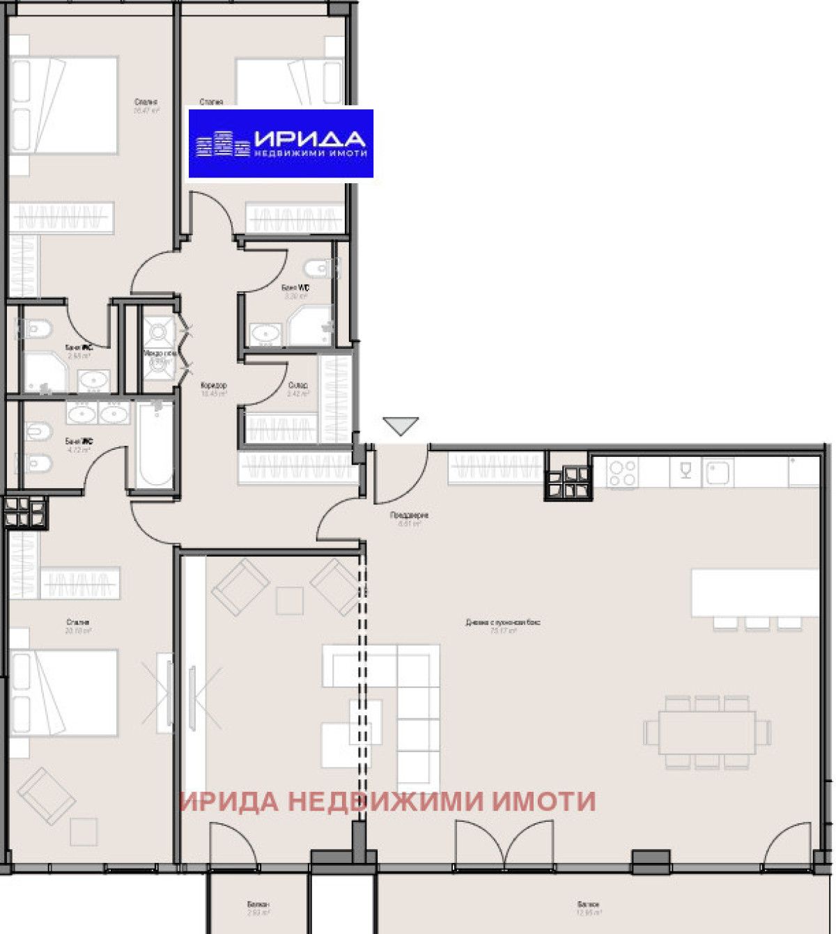 Многостаен апартамент в София, Оборище - 248 кв.м за 2795 €/кв.м - Снимка #1