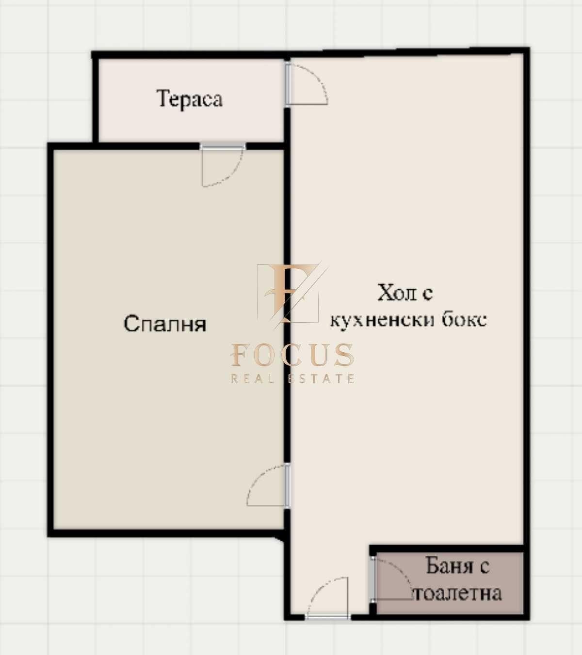 Двустаен апартамент в Пловдив, Тракия - 66 кв.м за 1296 €/кв.м - Снимка #1