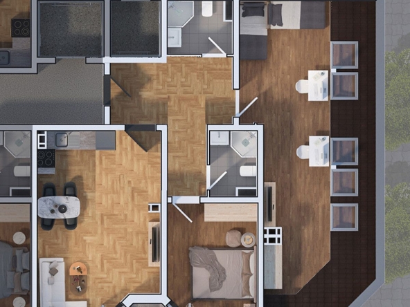 Тристаен апартамент в София, Дружба 1 - 133 кв.м за 1803 €/кв.м - Снимка #1