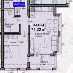 Двустаен апартамент в София, Люлин 5 - 71 кв.м за 1406 €/кв.м - Снимка #1