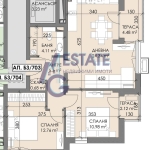 Тристаен апартамент в Бургас, Меден рудник - зона В - 90 кв.м за 1100 €/кв.м - Снимка #1