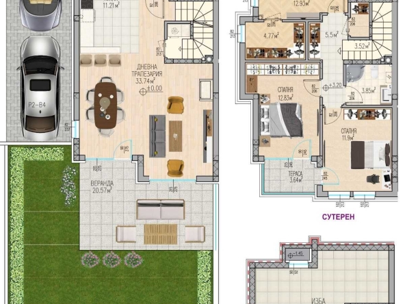 Къща в Пловдив, Остромила - 241 кв.м за 1175 €/кв.м - Снимка #1