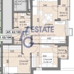 Тристаен апартамент в Бургас, Меден рудник - зона В - 90 кв.м за 828 €/кв.м - Снимка #1