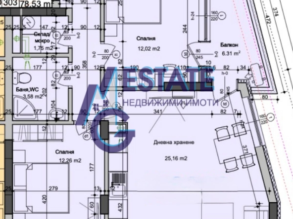 Тристаен апартамент в Бургас, Изгрев - 90 кв.м за 1500 €/кв.м - Снимка #1