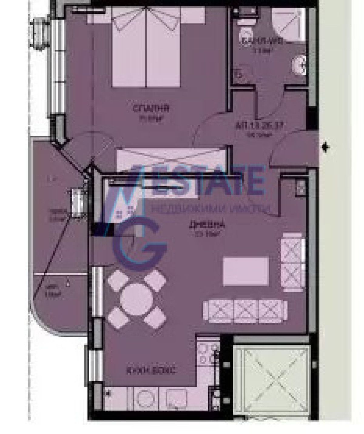 Двустаен апартамент в Бургас, Меден рудник - зона В - 76 кв.м за 751 €/кв.м - Снимка #1