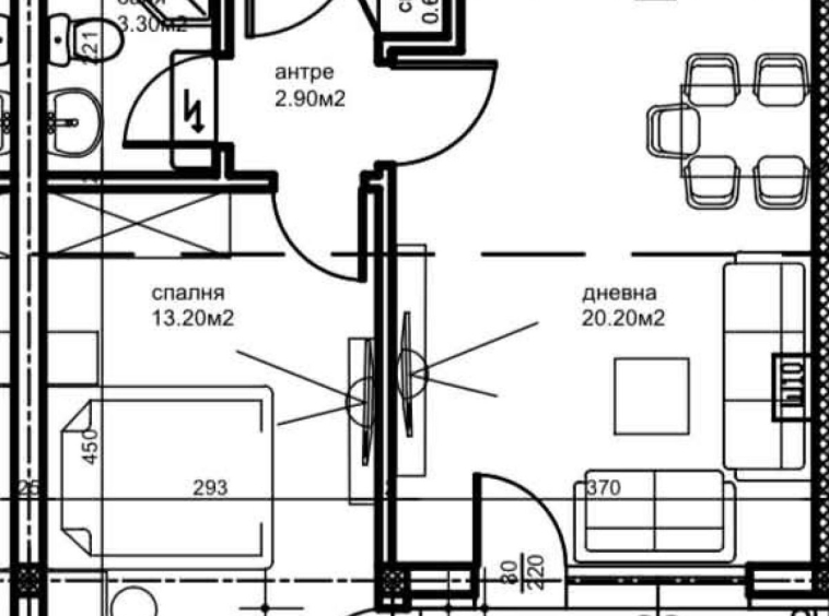 Двустаен апартамент в Пловдив, Беломорски - 59 кв.м за 618 €/кв.м - Снимка #1