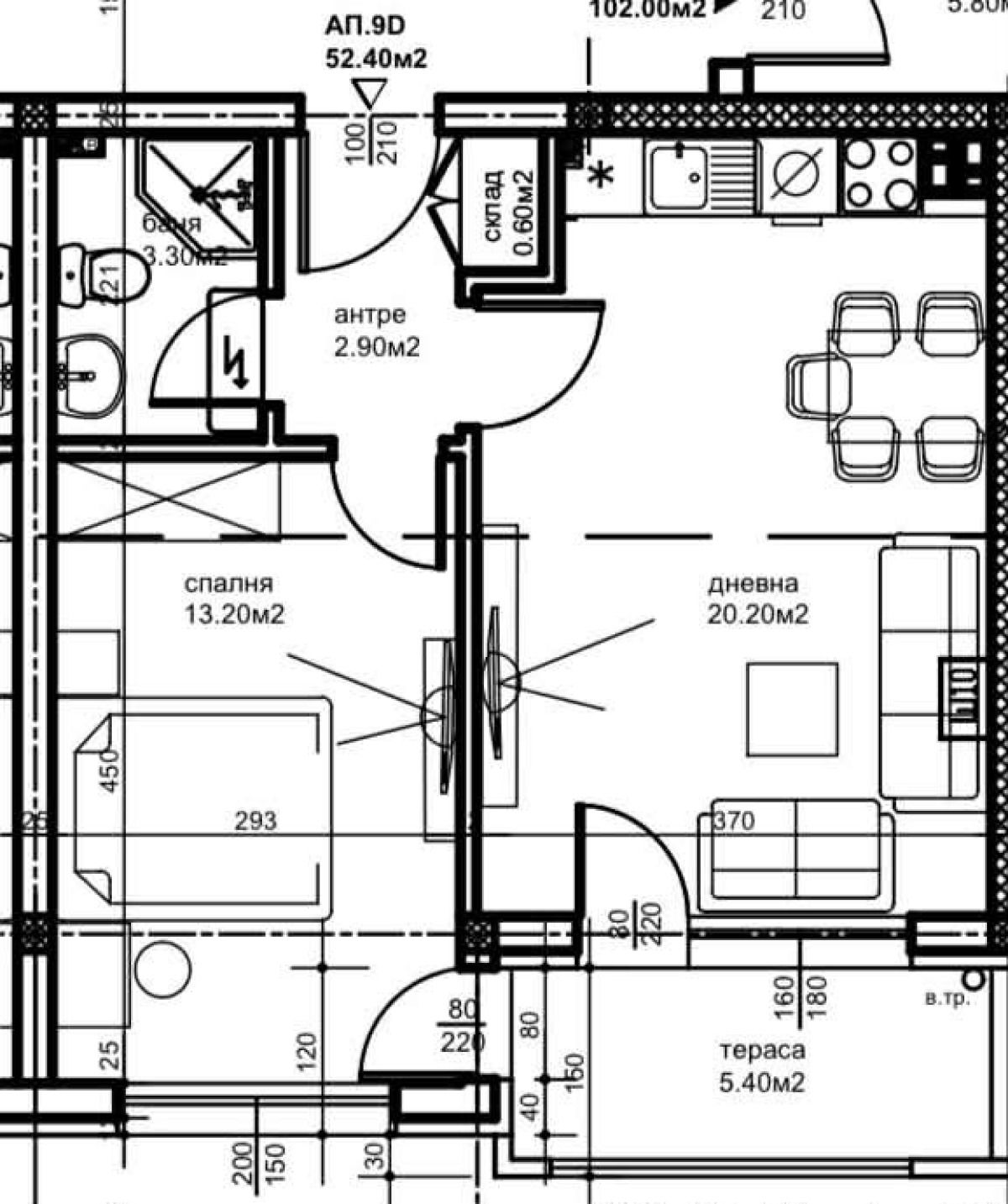 Двустаен апартамент в Пловдив, Беломорски - 59 кв.м за 618 €/кв.м - Снимка #1