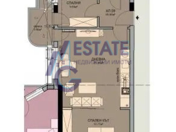 Двустаен апартамент в Бургас, Меден рудник - зона В - 84 кв.м за 750 €/кв.м - Снимка #1