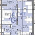 Двустаен апартамент в Бургас, Меден рудник - зона В - 58 кв.м за 1087 €/кв.м - Снимка #1