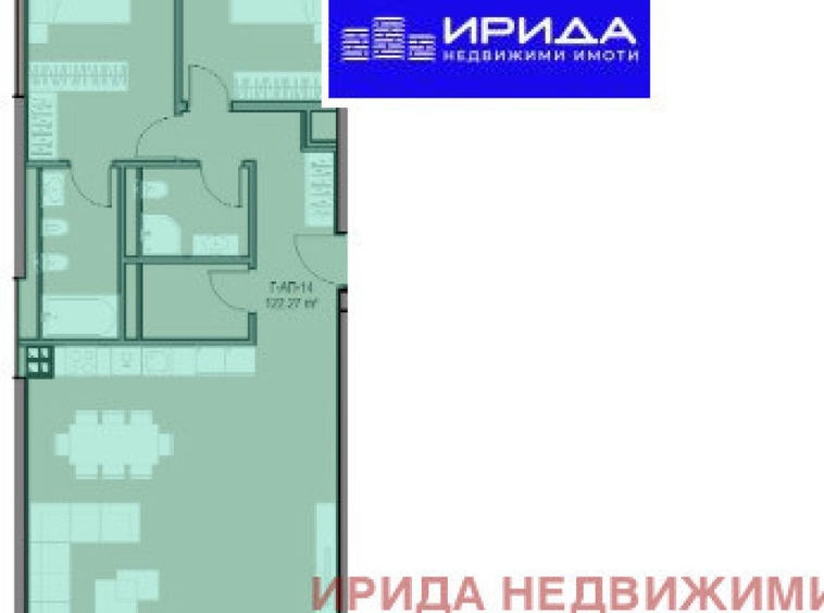 Тристаен апартамент в София, Кръстова вада - 133 кв.м за 2152 €/кв.м - Снимка #1