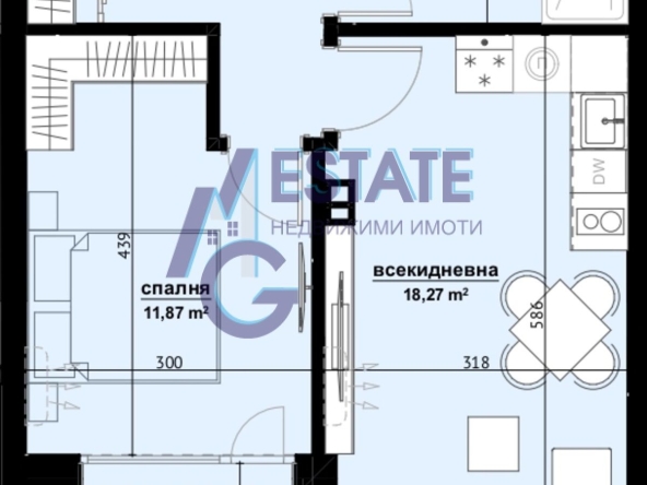 Двустаен апартамент в Бургас, Изгрев - 63 кв.м за 1413 €/кв.м - Снимка #1