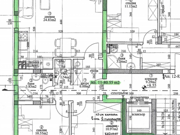 Тристаен апартамент в Варна, Виница - 97 кв.м за 1718 €/кв.м - Снимка #1