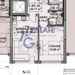 Двустаен апартамент в София, Студентски град - 64 кв.м за 1315 €/кв.м - Снимка #1