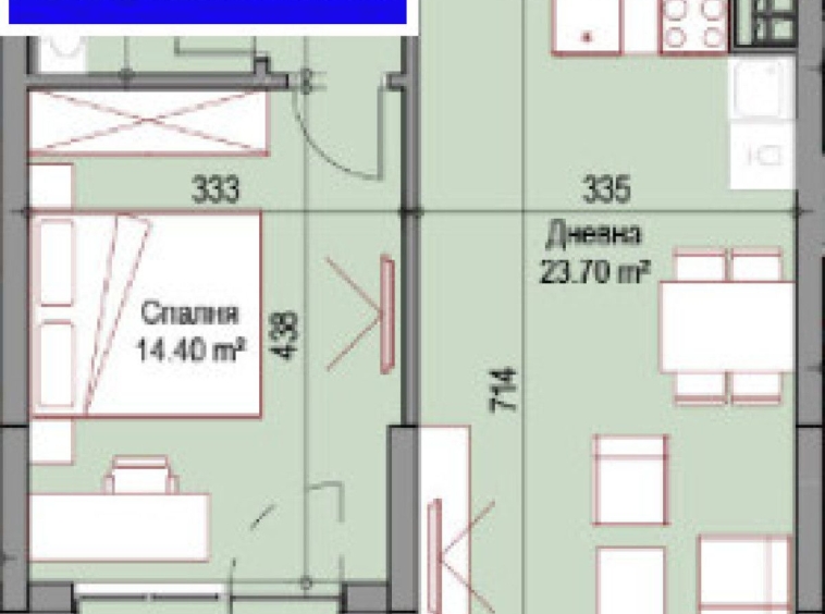 Двустаен апартамент в София, Подуяне - 77 кв.м за 1980 €/кв.м - Снимка #1