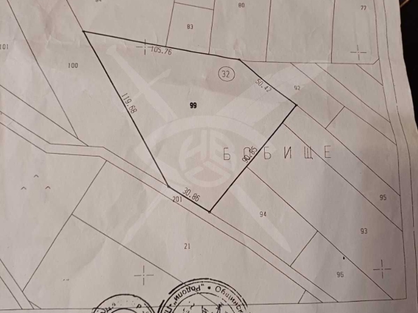 Парцел в с. Първенец, Област Пловдив - 8819 кв.м за 15 €/кв.м - Снимка #1