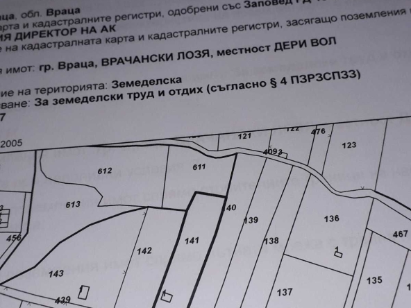 Земеделски имот в Враца, Вежен -  кв.м за 12750 €/дка - Снимка #1