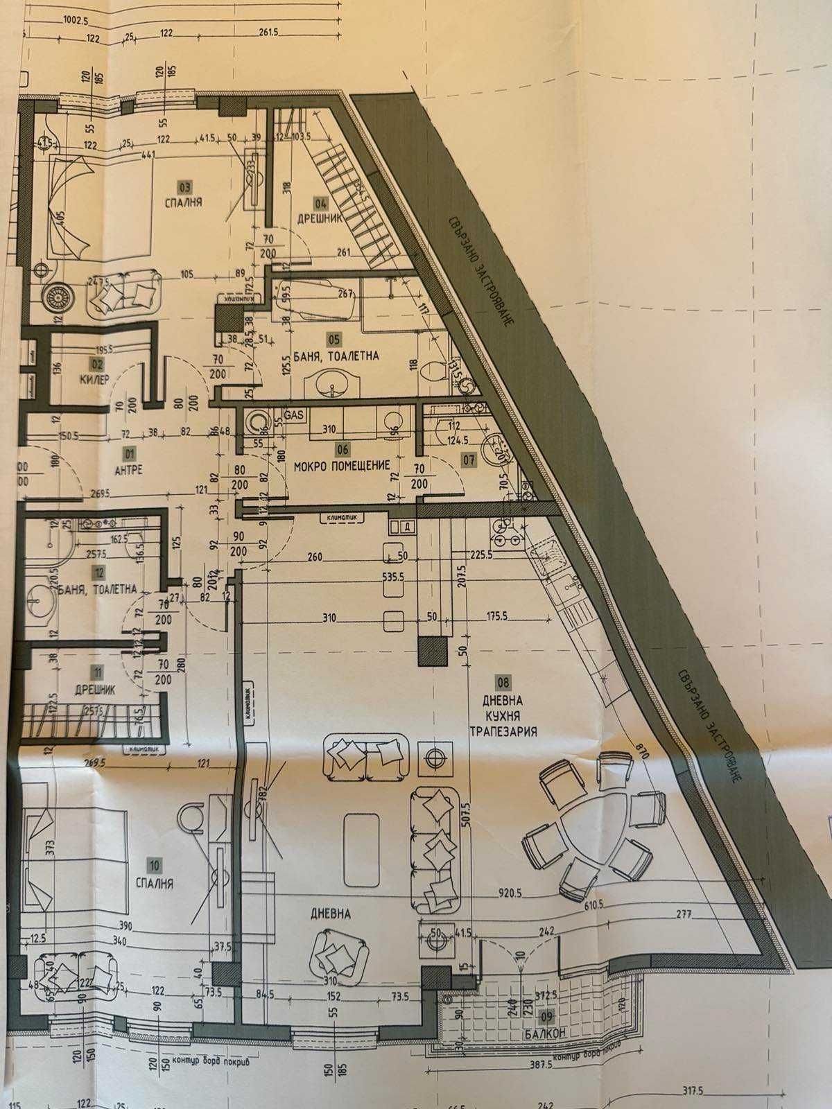 Тристаен апартамент в София, Манастирски ливади - 190 кв.м за 14 €/кв.м - Снимка #1