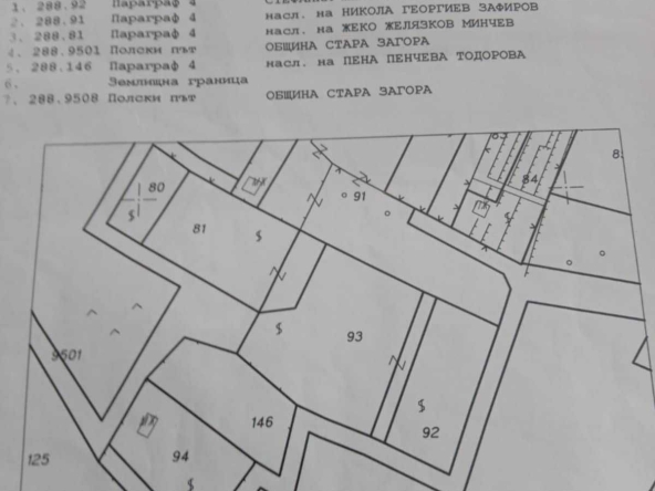 Земеделски имот в Стара Загора, Загорка -  кв.м за 6 €/дка - Снимка #1