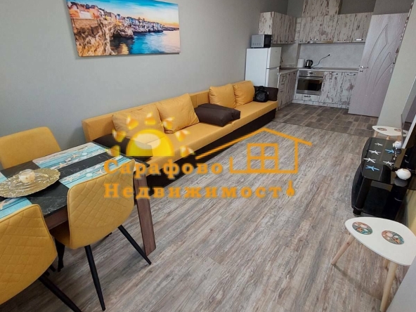 Дава се под наем Двустаен апартамент в Бургас, Сарафово - 50 кв.м за 433.5 € - Снимка #1